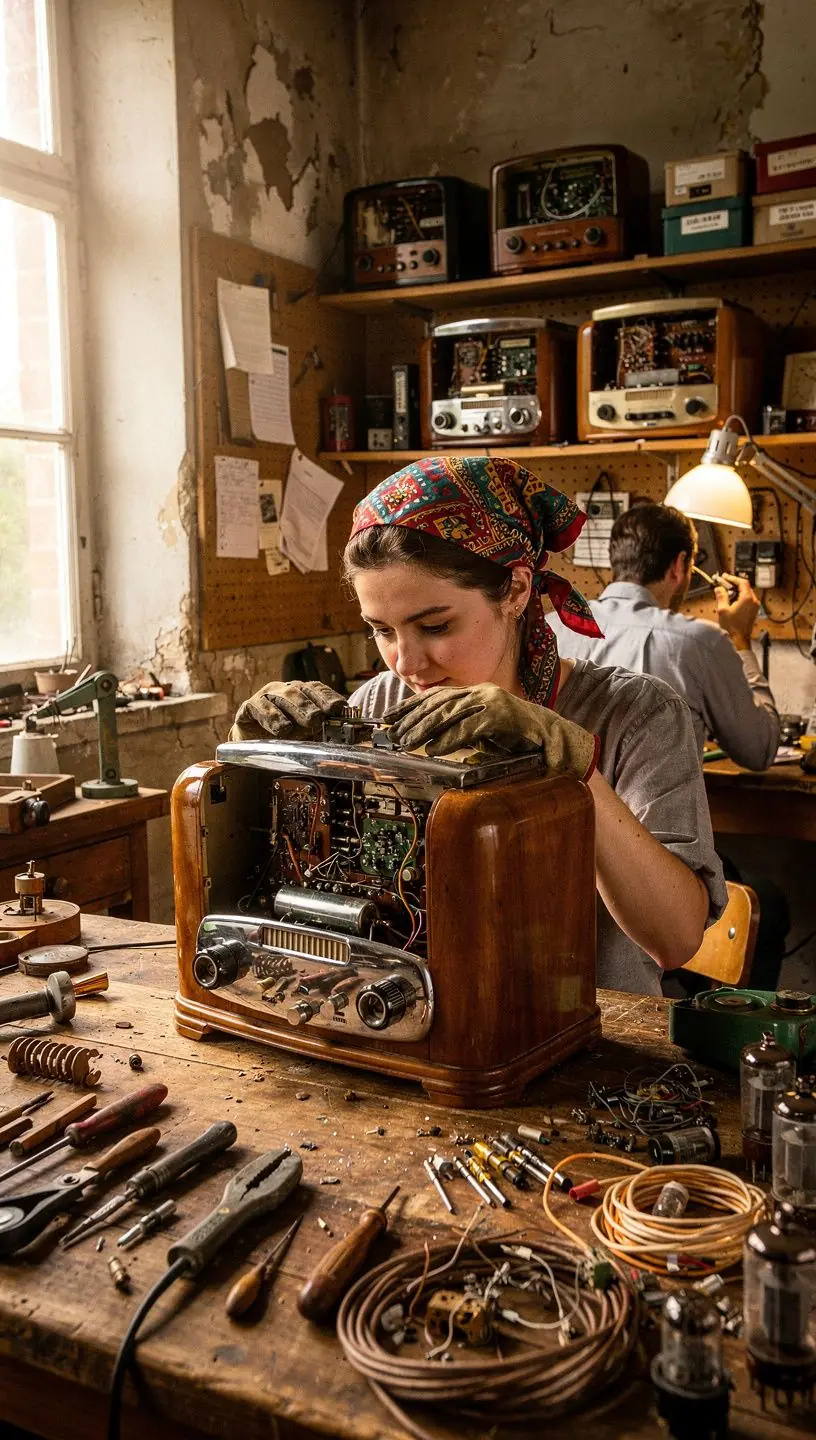 Eco-friendly restoration practices for vintage items.